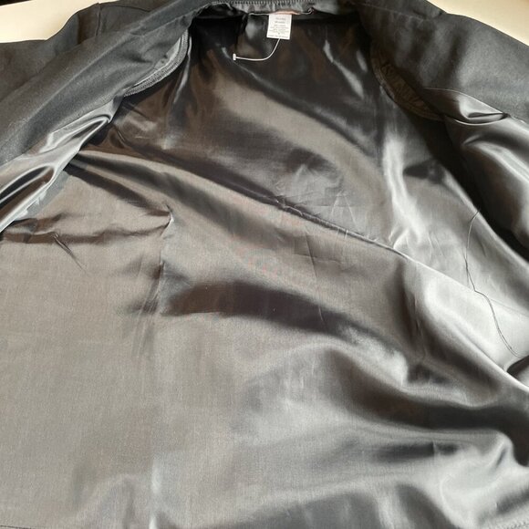 Tudor Court Linen Blend Blazer Jacker Women's Small Black Unstructured Luxury - Picture 6 of 10